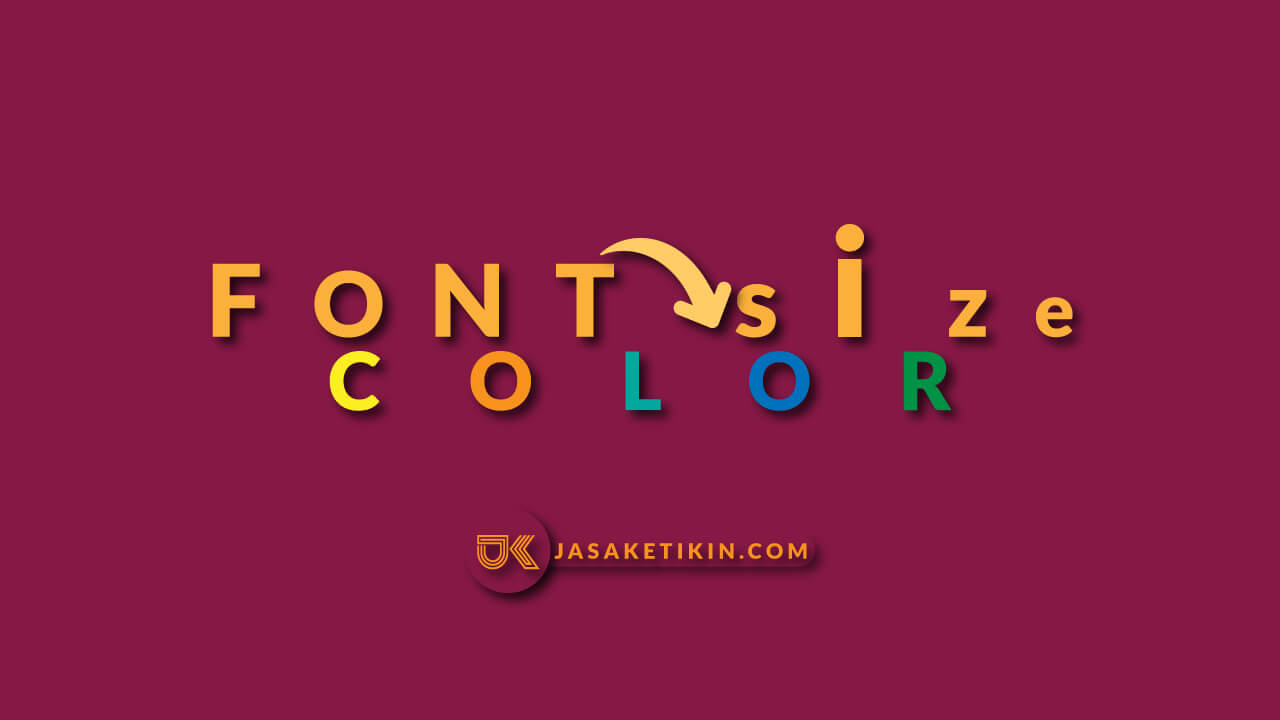 cara mengatur jenis, ukuran dan warna huruf di word