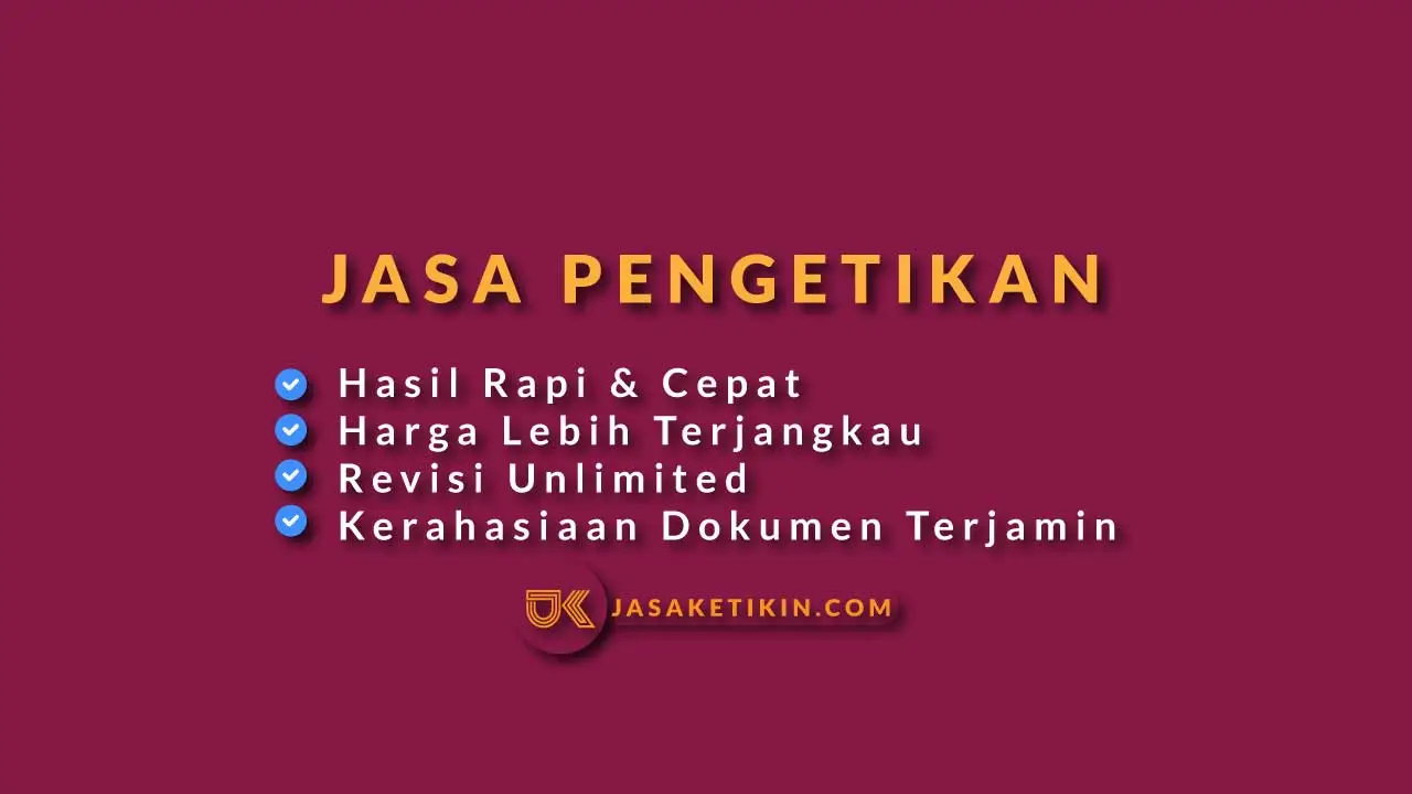 Jasa Pengetikan Online Cepat & Akurat – Jasaketikin.com